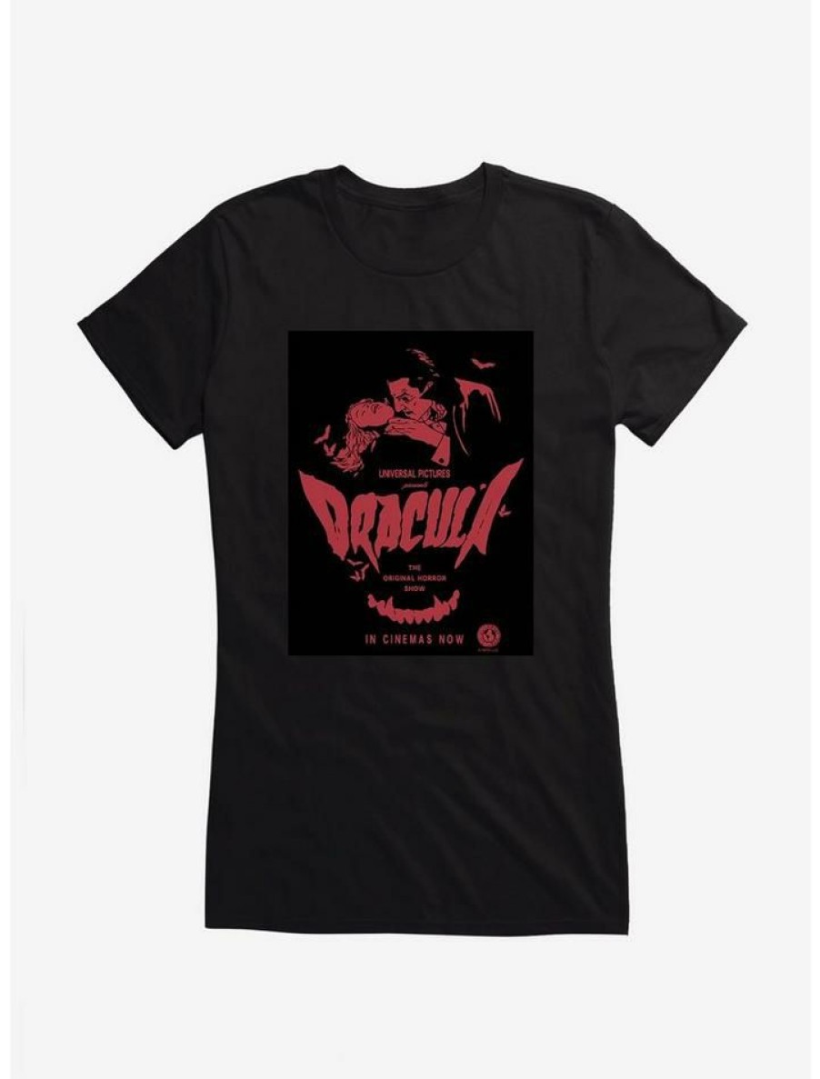 Tees * | Brand New Dracula Poster In Cinemas Now Girls T-Shirt