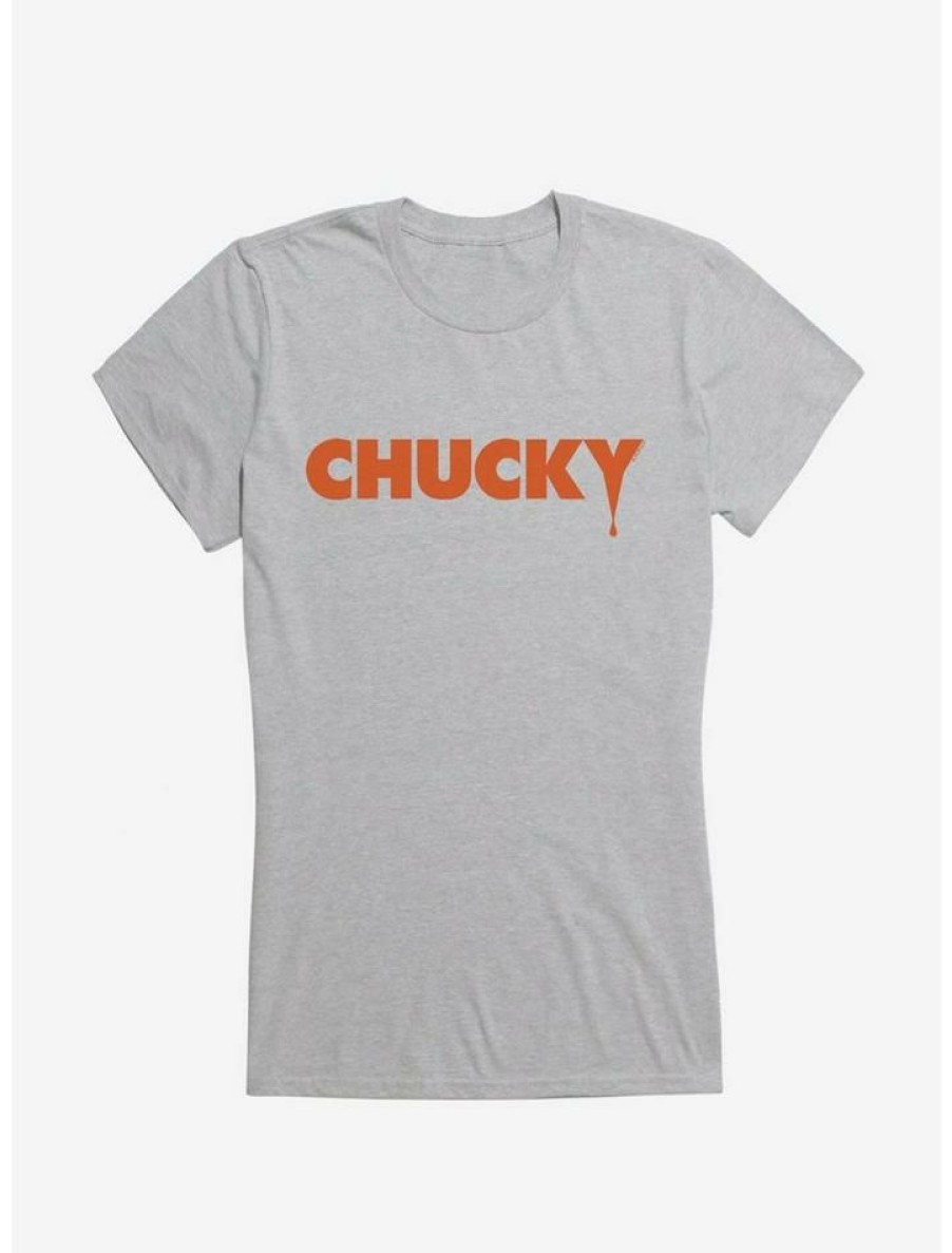 Tees * | Wholesale Chucky Classic Red Logo Drip Girls T-Shirt