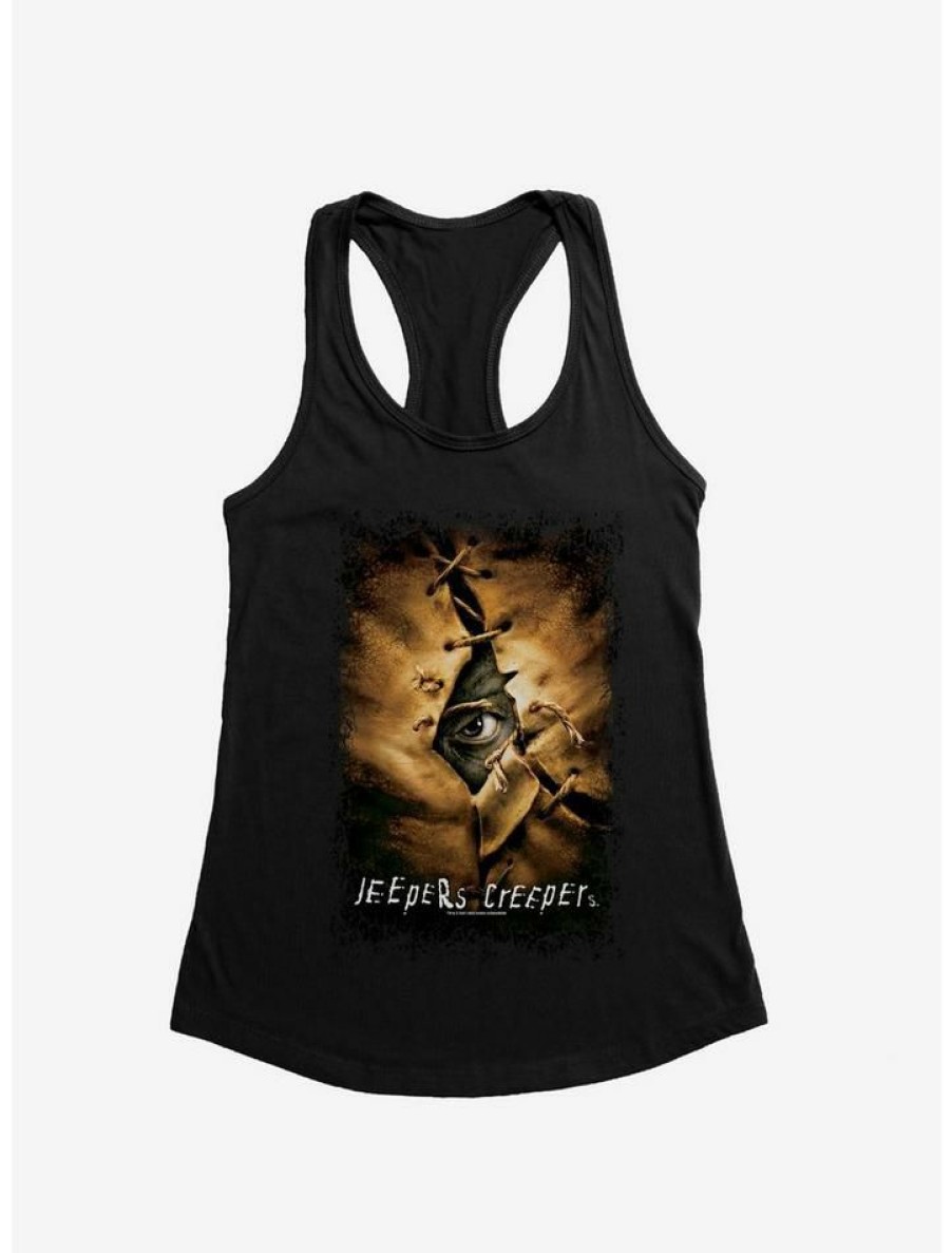 Girls * | Best Sale Jeepers Creepers Poster Girls Tank Black