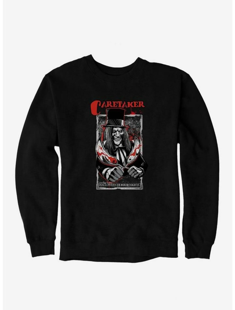 Guys * | Outlet Halloween Horror Nights Caretaker Sweatshirt Black