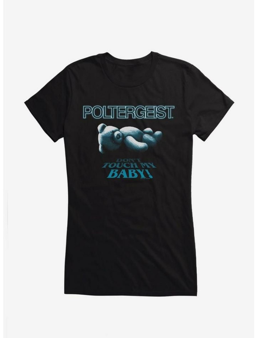 Tees * | Hot Sale Poltergeist Don'T Touch My Baby! Girls T-Shirt Black