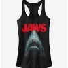 Girls * | Discount Shark Teeth Poster Girls Tank Black