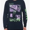 Guys * | Flash Sale Junji Ito Slug Girl Long-Sleeve T-Shirt Black