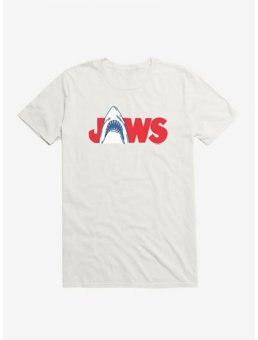 Guys * | Best Deal Jaws Logo T-Shirt