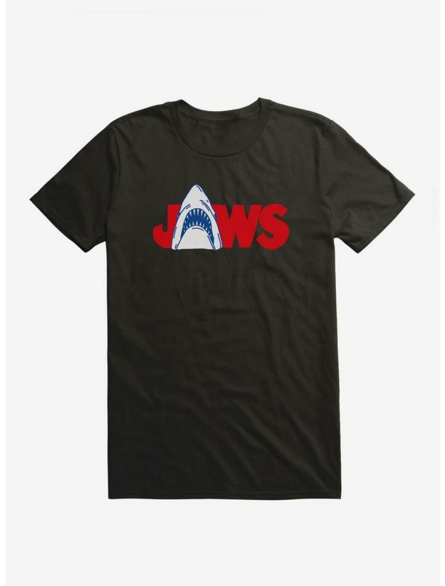 Guys * | Best Deal Jaws Logo T-Shirt