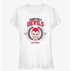 Tees * | Hot Sale Fear Street Sunnyvale Devils Girls T-Shirt White