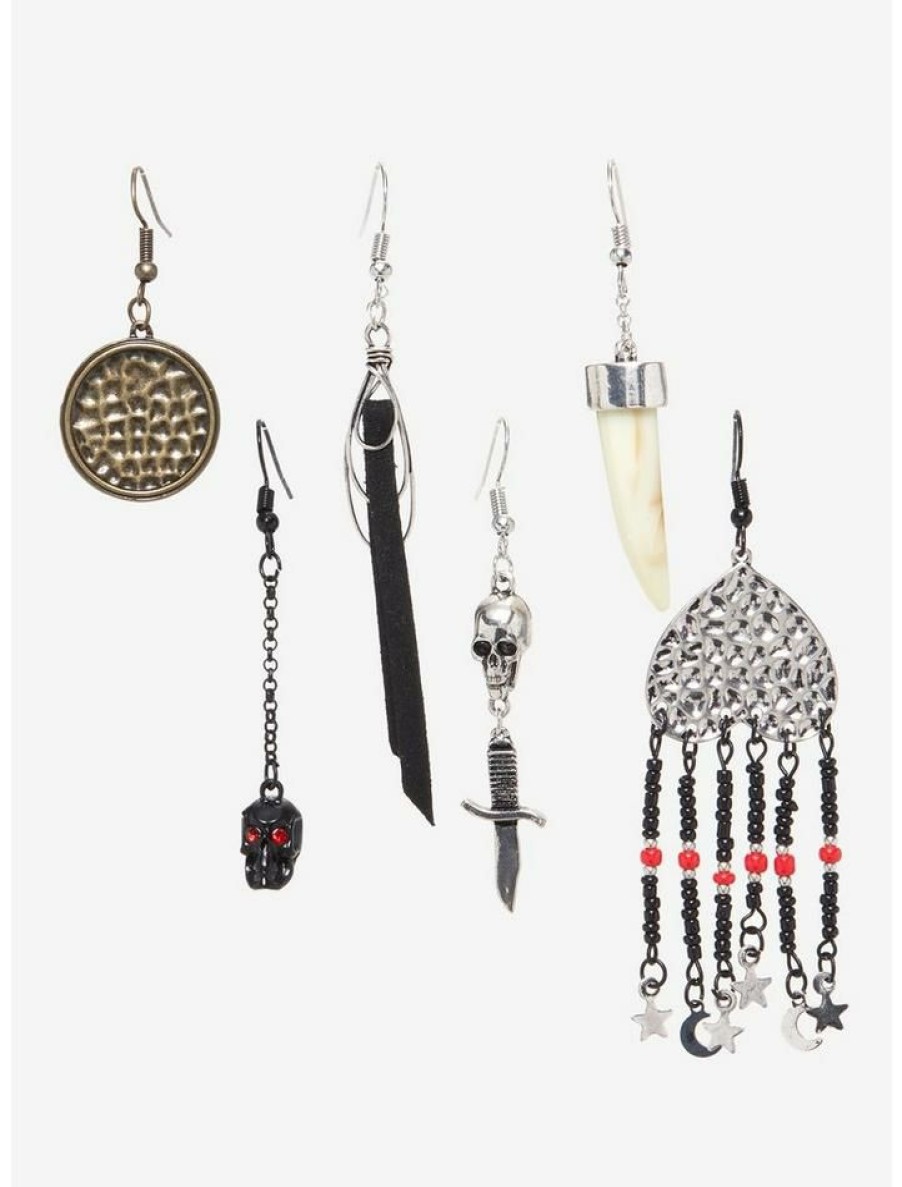 Accessories * | Deals The Lost Boys Mismatch Earring Set