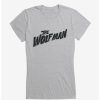 Tees * | Discount The Wolf Man Bold Font Girls T-Shirt