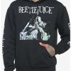 Guys * | Hot Sale Beetlejuice Gravestone Hoodie Black