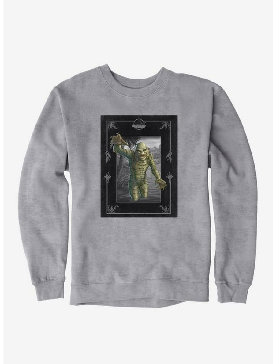 Guys * | Top 10 Universal Monsters The Creature From The Lagoon Out The Water Sweatshirt