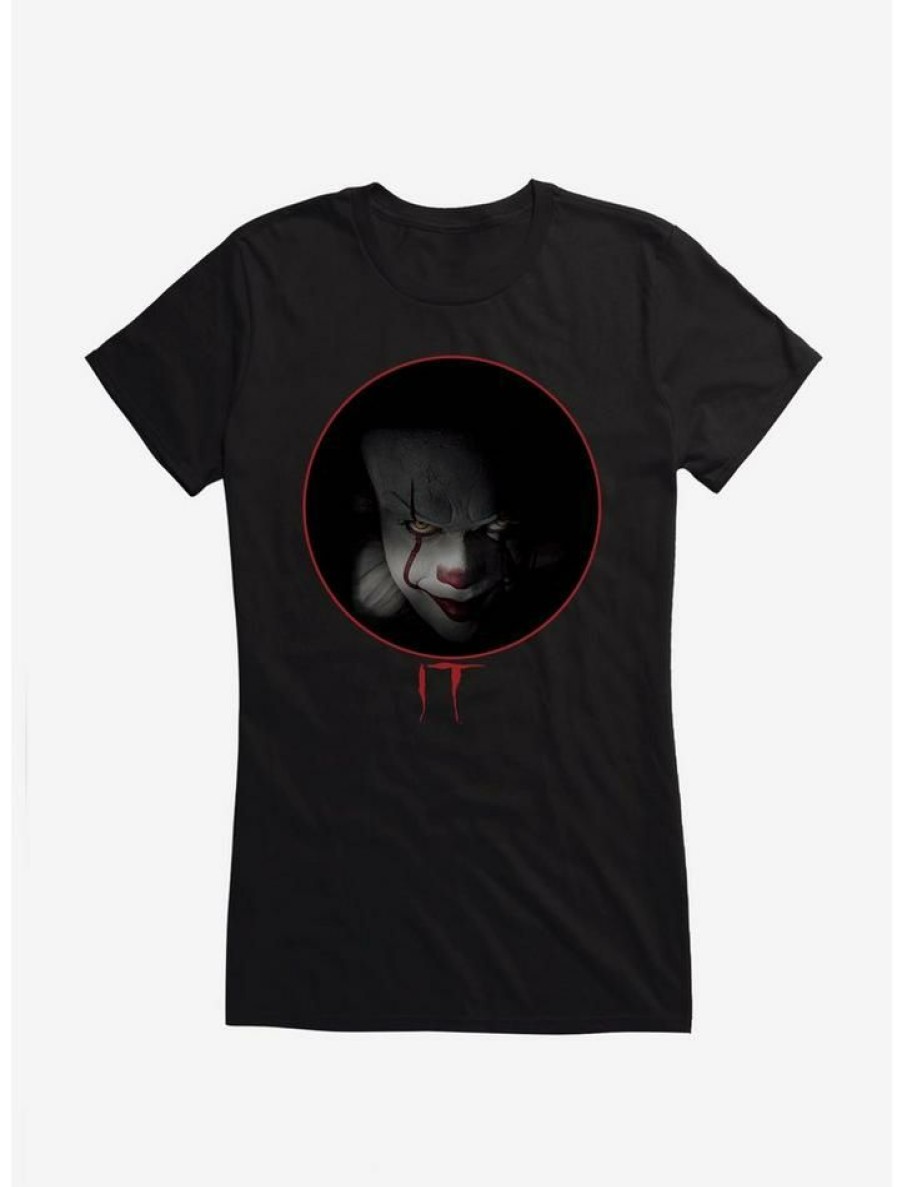 Tees * | Flash Sale It Pennywise Evil Stare Girls T-Shirt