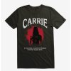 Guys * | Brand New Carrie 1976 Silhouette Splatter T-Shirt Black