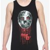 Guys * | Best Sale Friday The 13Th Bloody Mask Tank Top Black