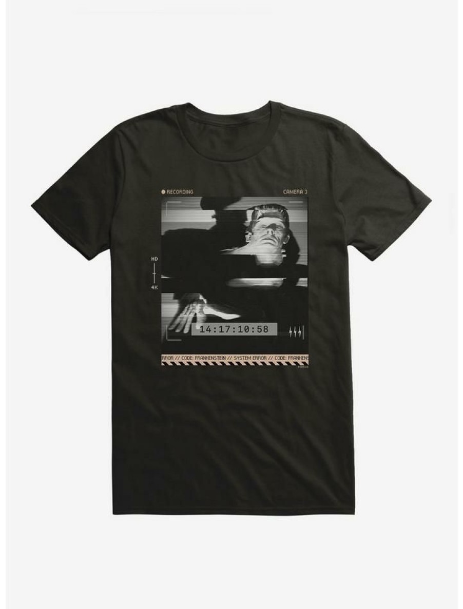 Guys * | Coupon Universal Monsters Frankenstein System Error T-Shirt