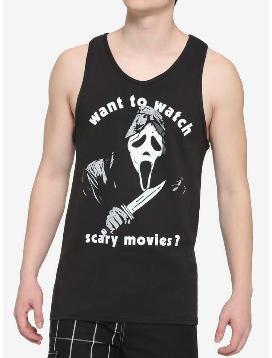 Guys * | Top 10 Scream Watch Movies Tank Top Multi