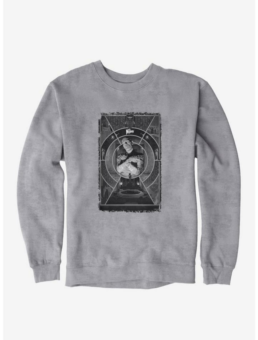 Guys * | Top 10 The Mummy White Relic Poster Sweatshirt