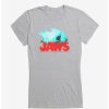 Tees * | Best Pirce Jaws Swim And Eat Quote Girls T-Shirt