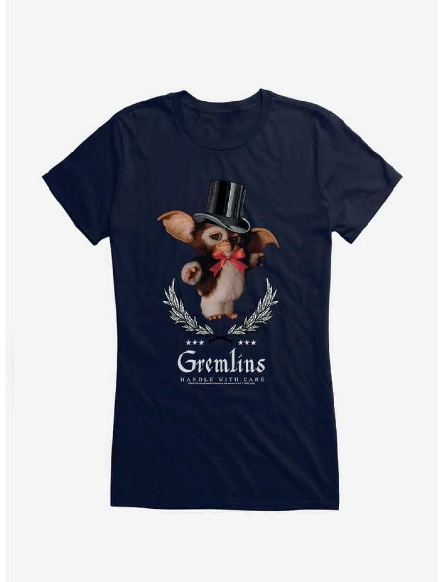 Tees * | Wholesale Gremlins Gizmo Handle With Care Girls T-Shirt