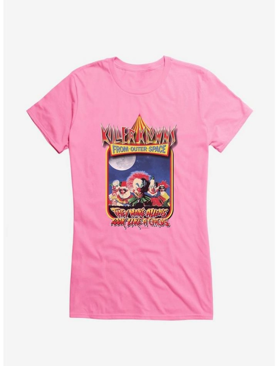 Tees * | Best Reviews Of Killer Klowns From Outer Space Movie Poster Girls T-Shirt