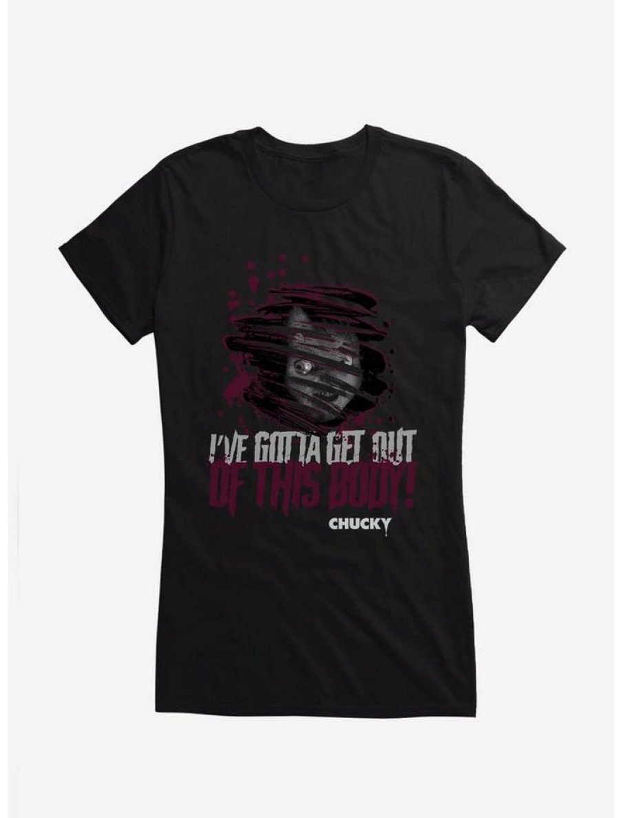 Tees * | Outlet Chucky Out Of This Body Girls T-Shirt