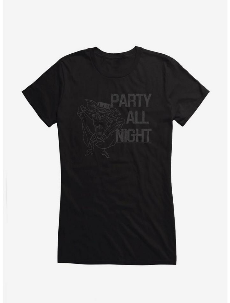 Tees * | Budget Gremlins Party All Night Girls T-Shirt