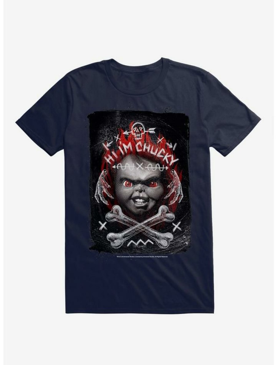 Guys * | Wholesale Chucky Hi I'M Chucky T-Shirt