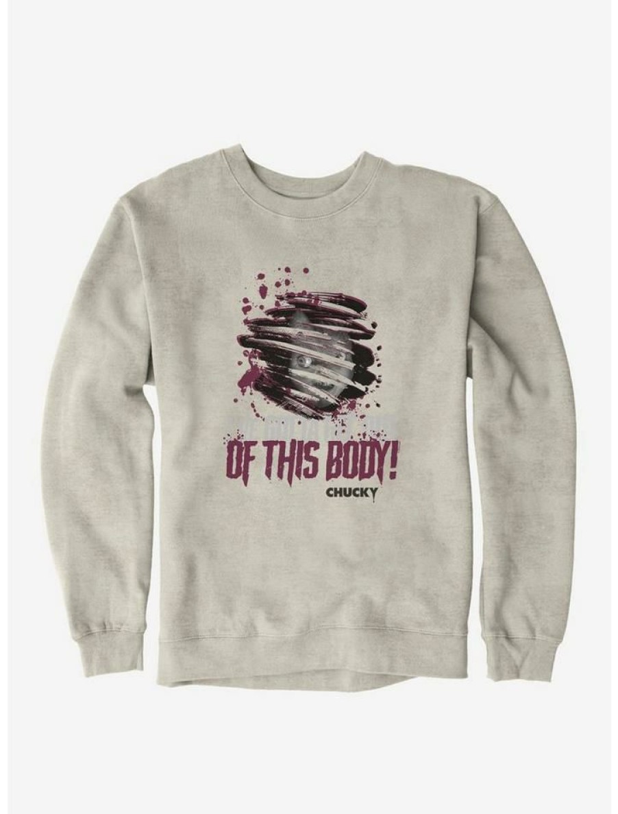 Guys * | Budget Chucky Out Of This Body Sweatshirt