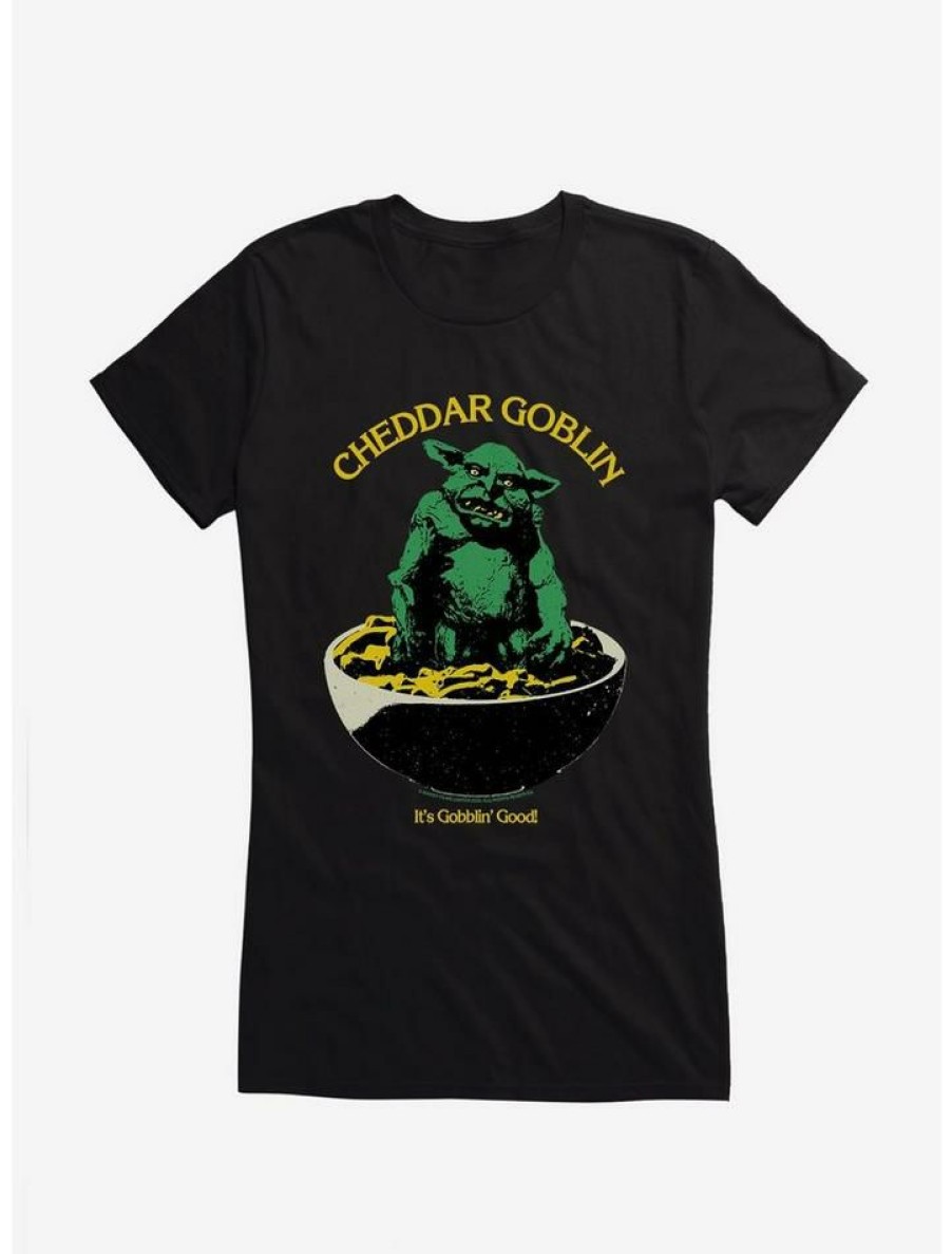 Tees * | Best Sale Mandy Cheddar Goblin Girls T-Shirt Black