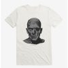 Guys * | Best Sale Universal Monsters The Mummy Skull Face T-Shirt