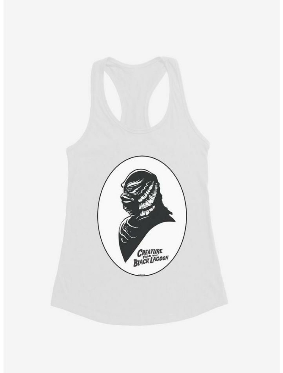 Girls * | Wholesale Universal Monsters The Creature From The Lagoon Shadow Profile Girls Tank