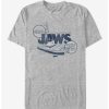 Guys * | Deals Jaws Bigger Boat T-Shirt Ath Htr