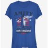 Tees * | Cheapest Amity Island Tourist Lighthouse Girls T-Shirt