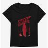 Tees * | Best Deal Carrie 1976 Creepy Carrie Girls T-Shirt Plus Size Black