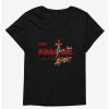 Tees * | Discount The Amityville Horror I'M Coming Apart! Girls T-Shirt Plus Size Black