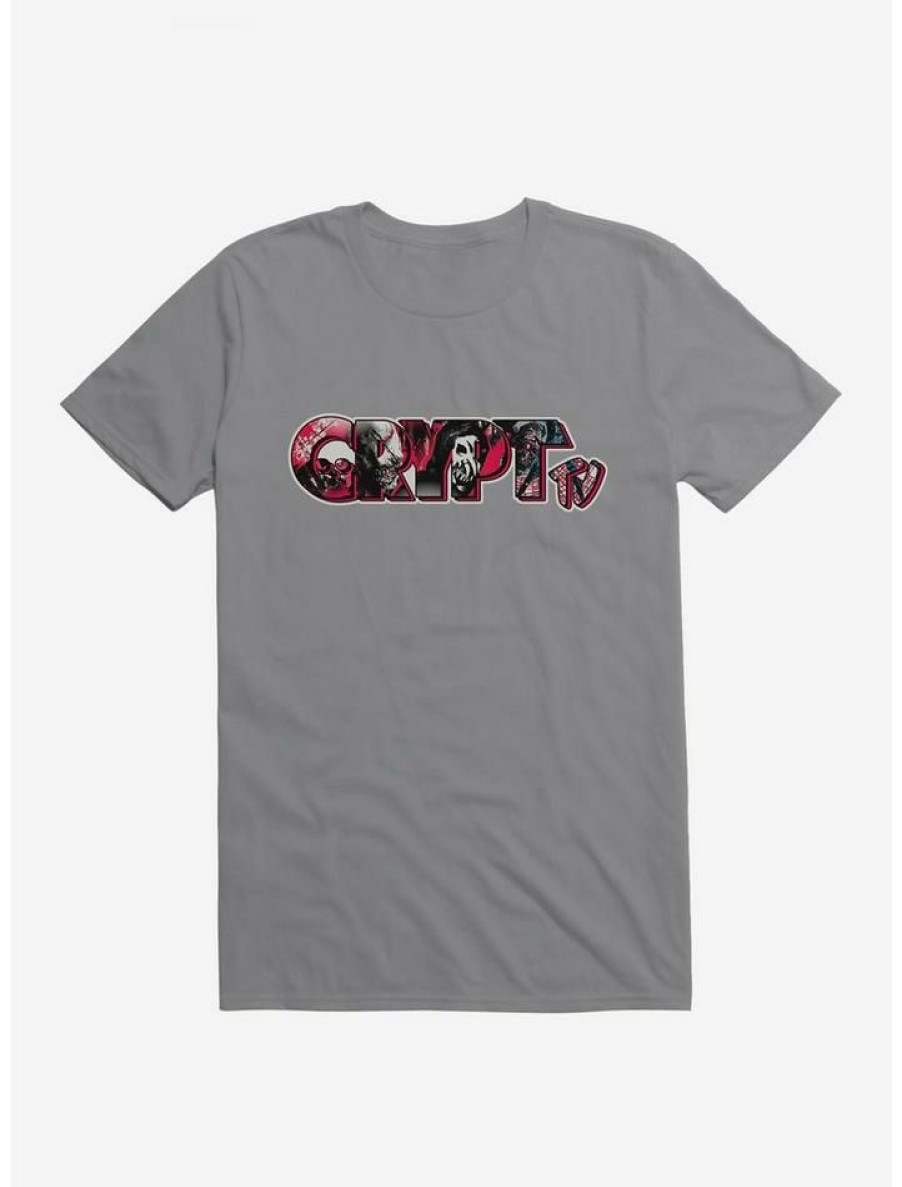 Guys * | Best Pirce Crypt Tv Logo T-Shirt