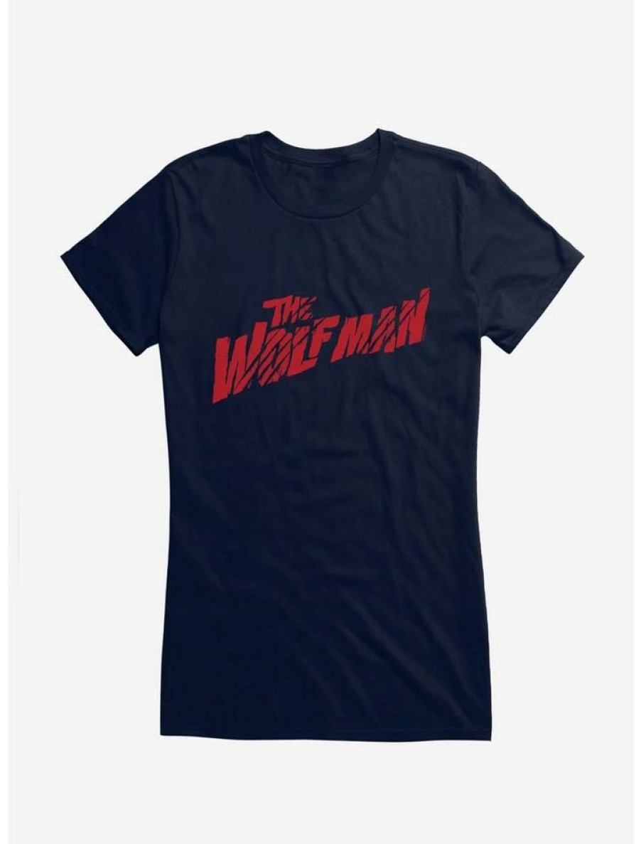 Tees * | Best Reviews Of The Wolf Man Red Font Girls T-Shirt