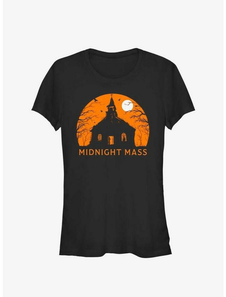 Tees * | Wholesale Midnight Mass St. Patrick'S Church Haunting Girls T-Shirt Black