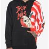 Guys * | Hot Sale Friday The 13Th Jason Lives Split Tie-Dye Hoodie Multi