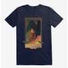 Guys * | Cheap Arkham Horror Crow Card T-Shirt Navy