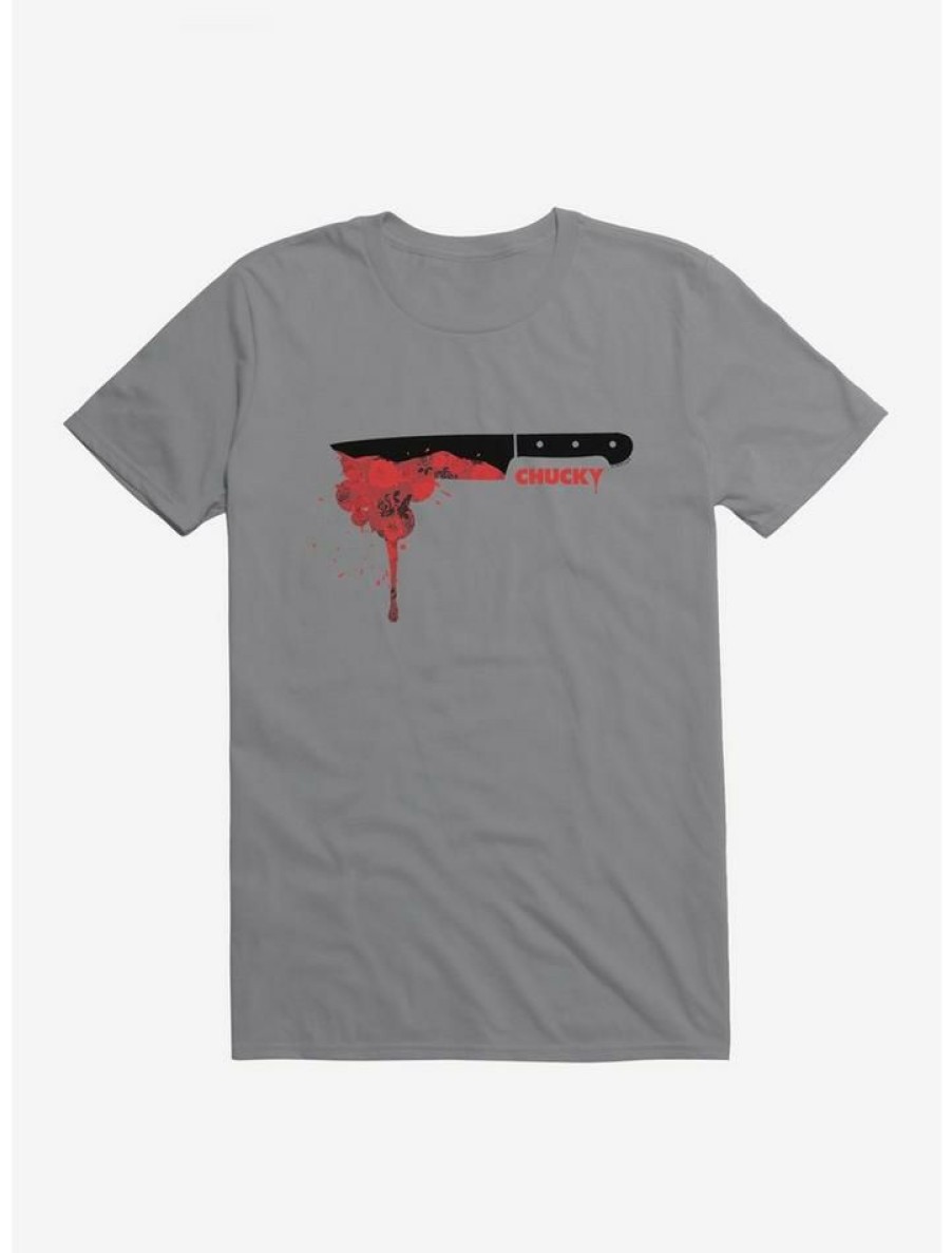 Guys * | Coupon Chucky Red Rose Knife T-Shirt