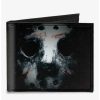 Backpacks & Bags * | Best Deal Friday The 13Th Jason Mask3 Close Up Canvas Bifold Wallet