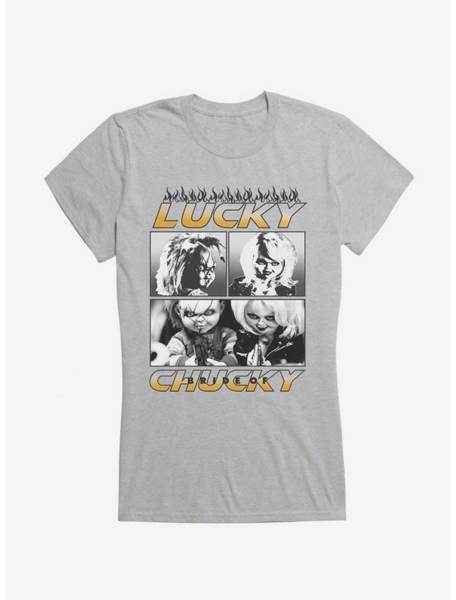 Tees * | Best Sale Chucky Tiffany Lucky Chucky Girls T-Shirt