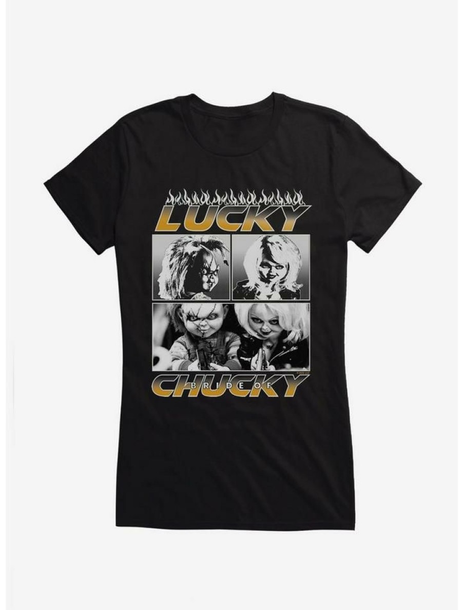 Tees * | Best Sale Chucky Tiffany Lucky Chucky Girls T-Shirt