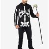 Guys * | Best Pirce Bone Daddy Skeleton Tuxedo Costume Black White