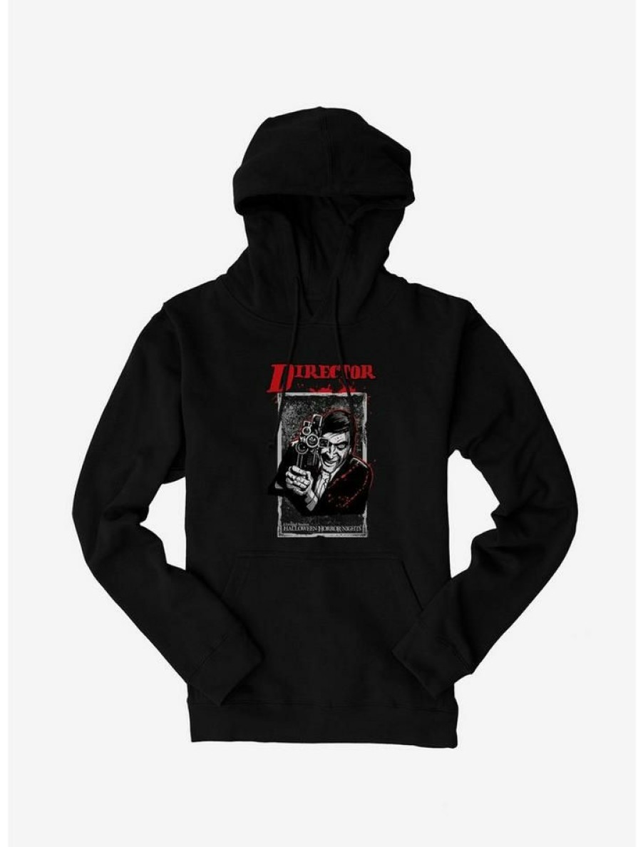 Guys * | Best Pirce Halloween Horror Nights Director Hoodie Black