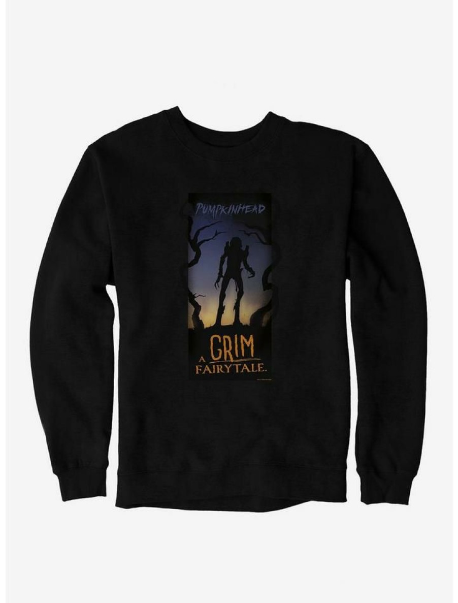 Guys * | Budget Pumpkinhead Grim Fairytale Sweatshirt Black