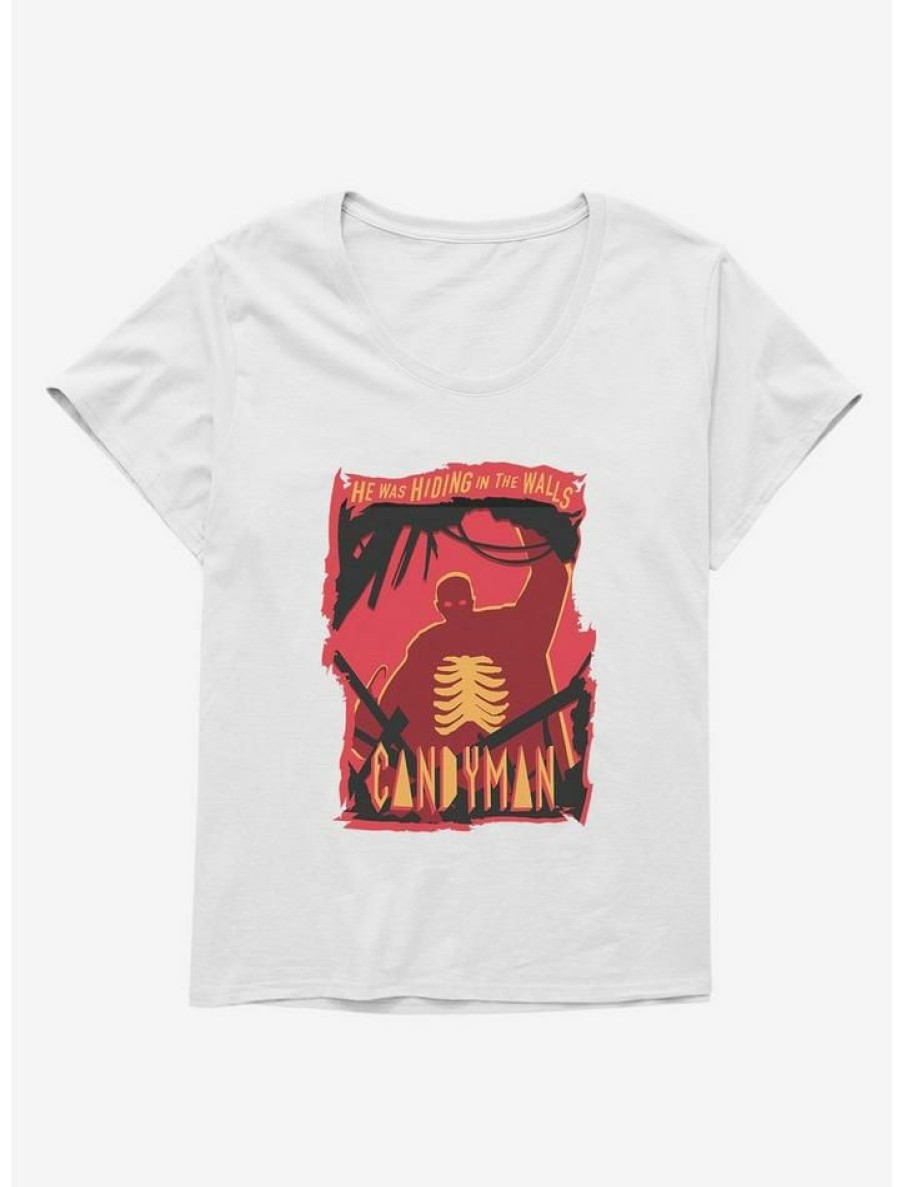 Tees * | Best Pirce Candyman Hiding In The Walls Girls T-Shirt Plus Size