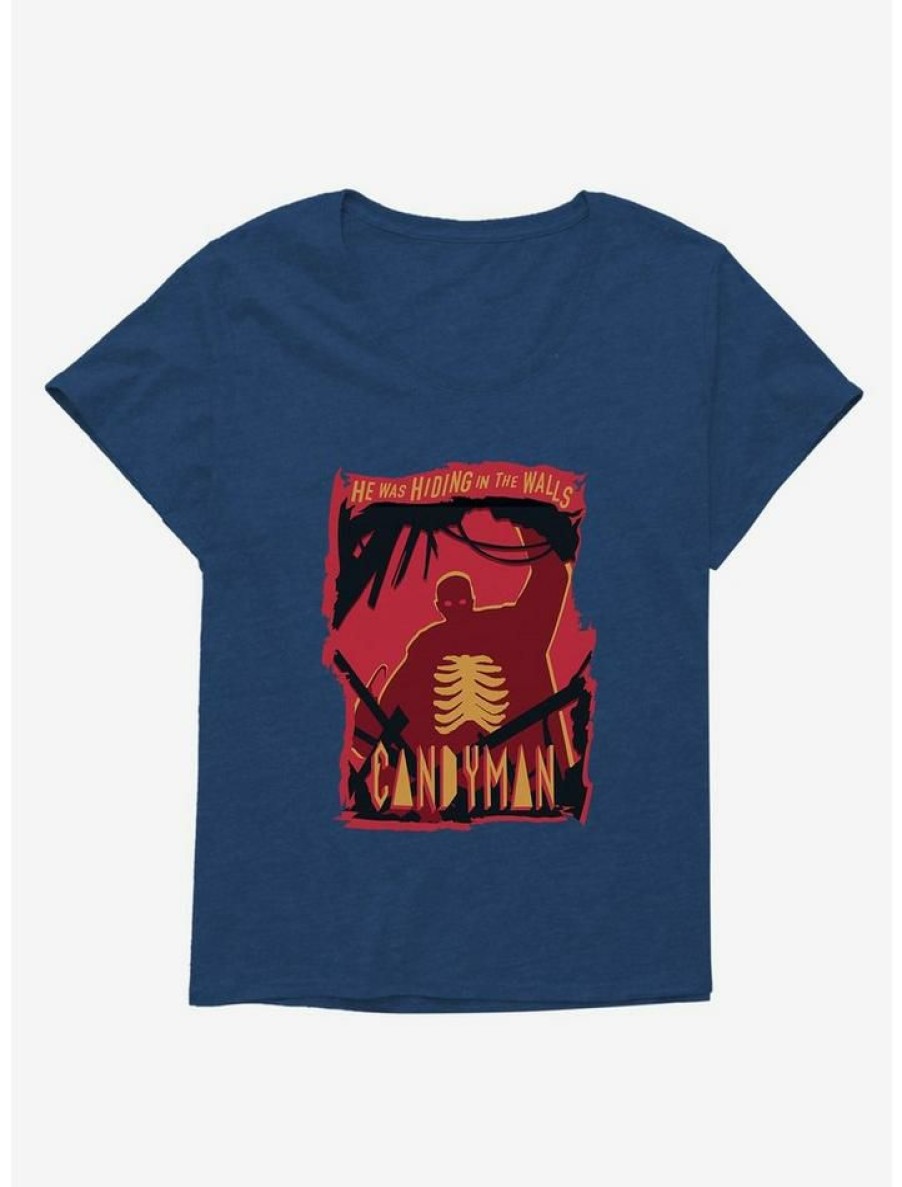 Tees * | Best Pirce Candyman Hiding In The Walls Girls T-Shirt Plus Size