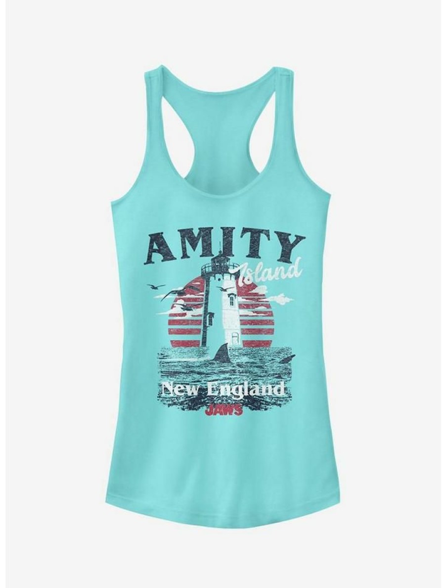 Girls * | Best Reviews Of Amity Island Tourist Lighthouse Girls Tank Cancun