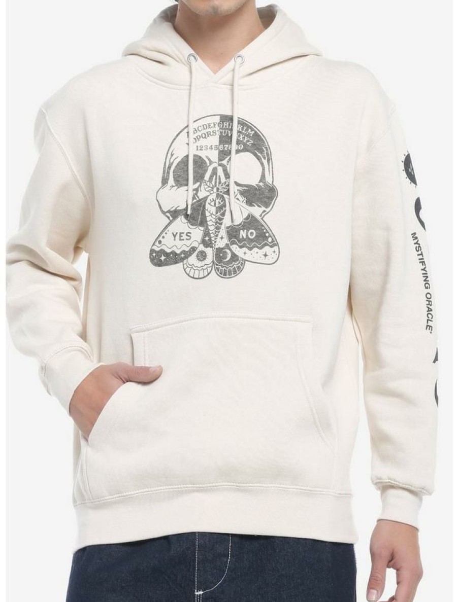 Guys * | Outlet Ouija Board Moth Hoodie Sand